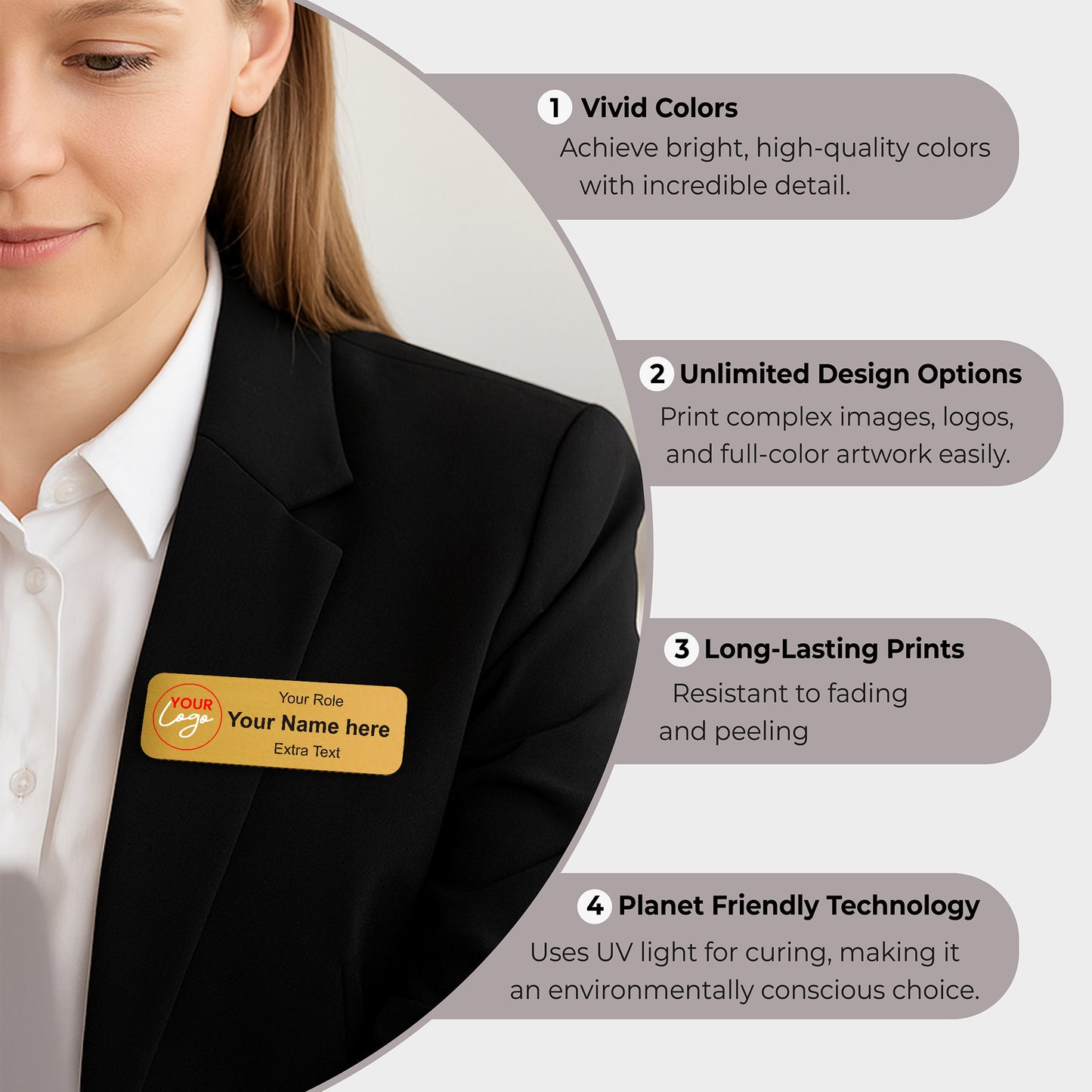 City of Kissimmee Custom Name ID Tags