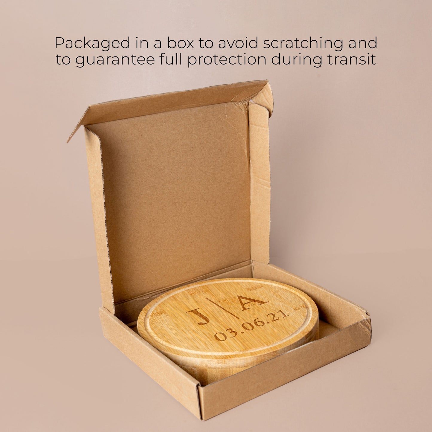 Personalized Charcuterie Board and Cheese Knives Set/4 Pieces