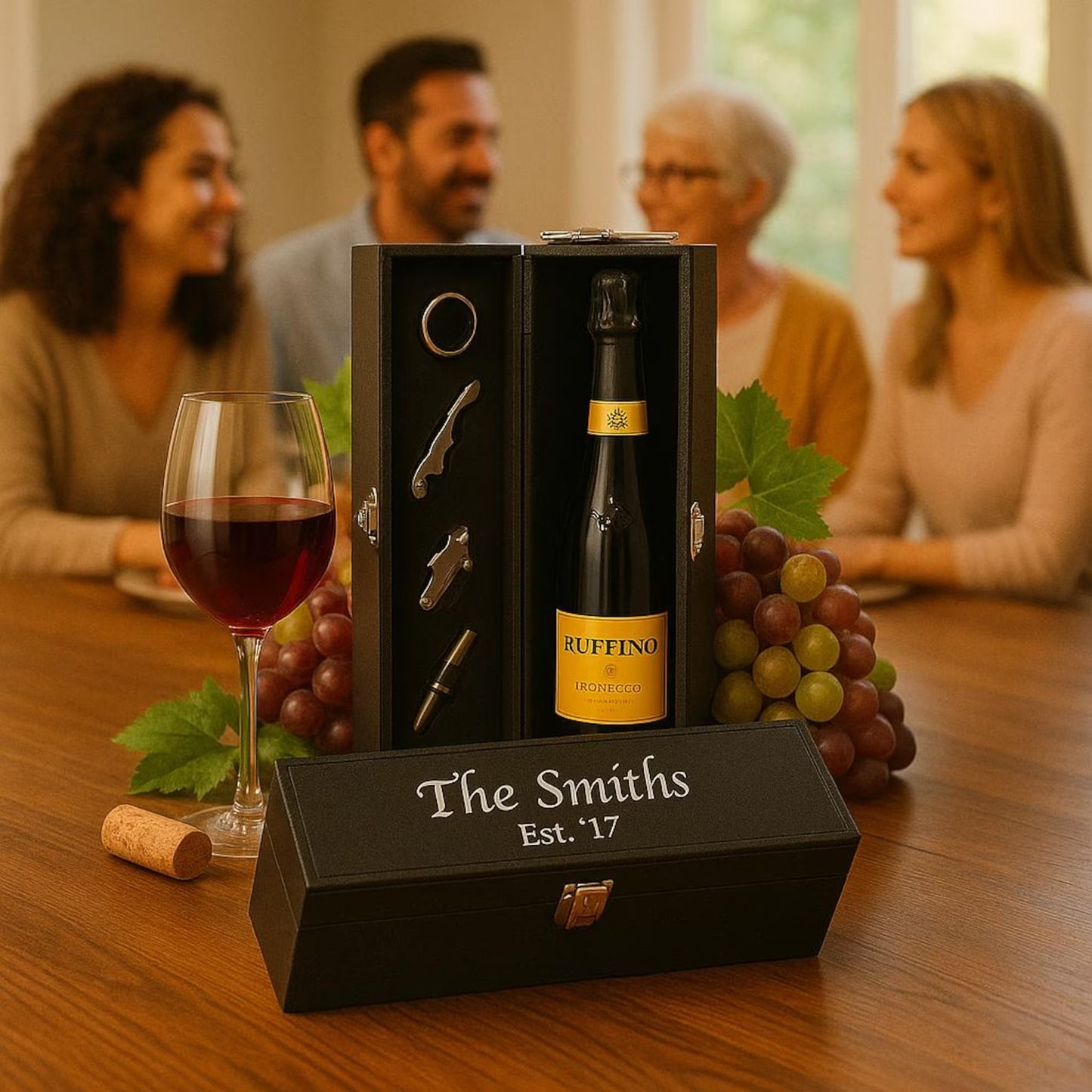 Custom Wine Bottle & Accessories Box