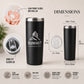 Custom Logo Tumbler 20oz, Laser Engraved Stainless Steel for Business Gifts & Teams