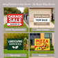 Custom Yard Signs with Metal Stakes