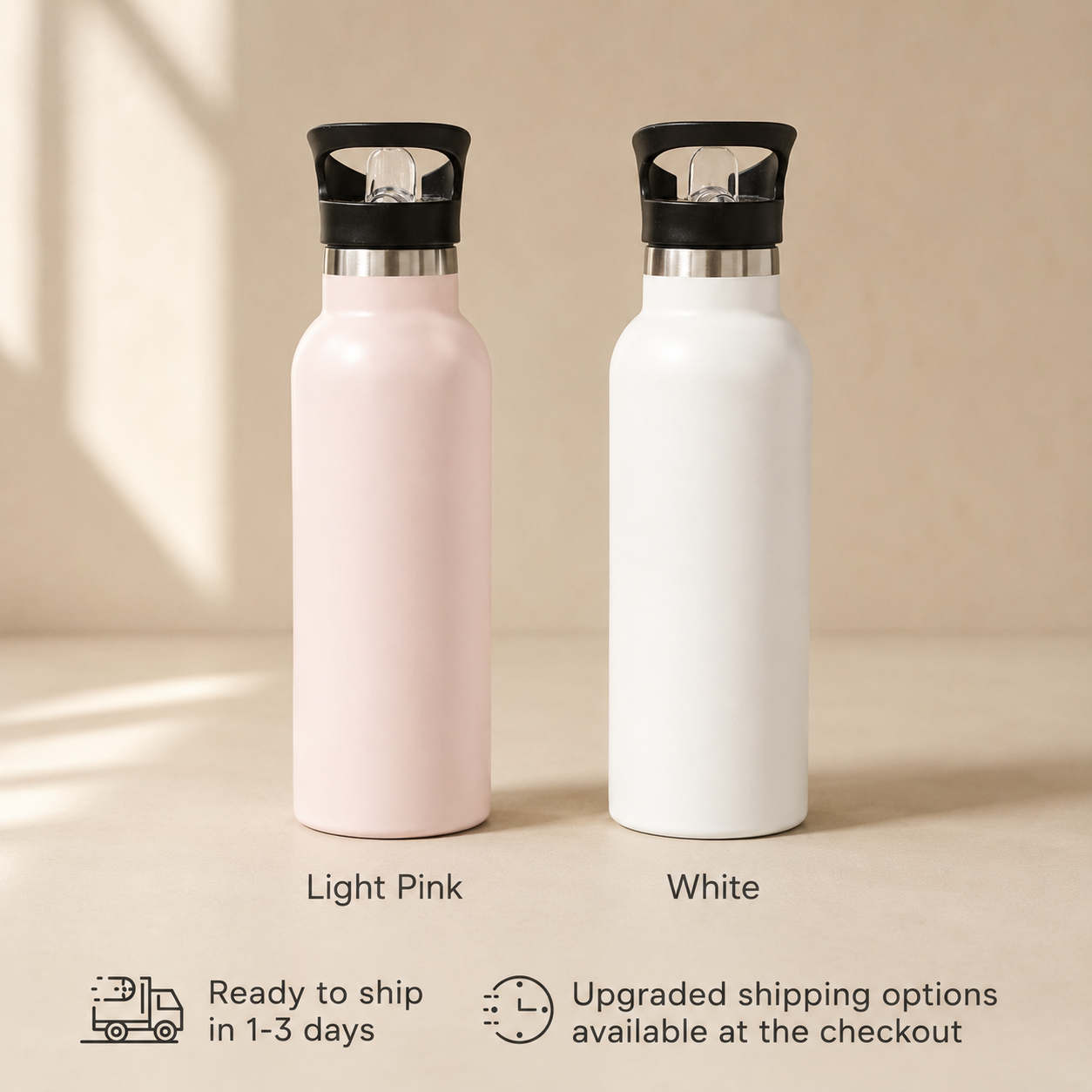 Custom Promotional Logo 500ml Water Bottle