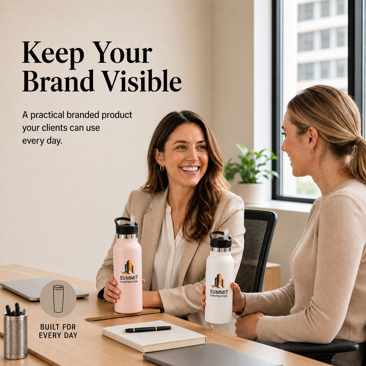 Custom Promotional Logo 500ml Water Bottle