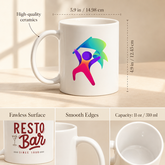 Custom Promotional Logo Mugs