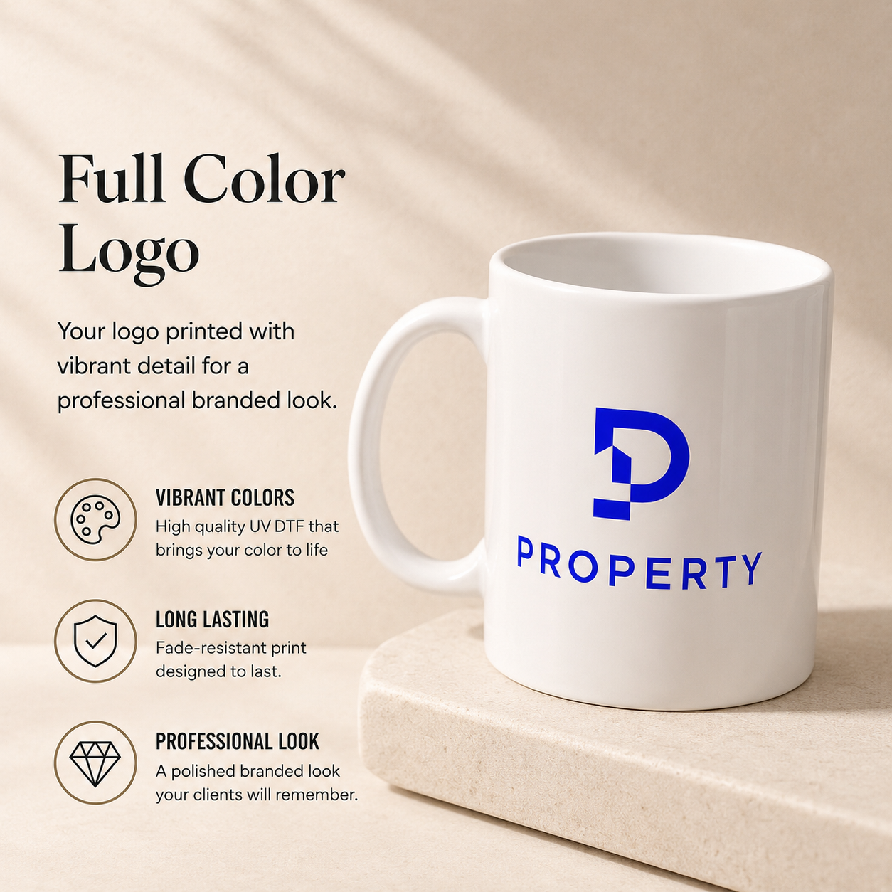 Custom Promotional Logo Mugs