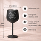 Custom Logo Engraved 18oz Stainless Steel Wine Cup