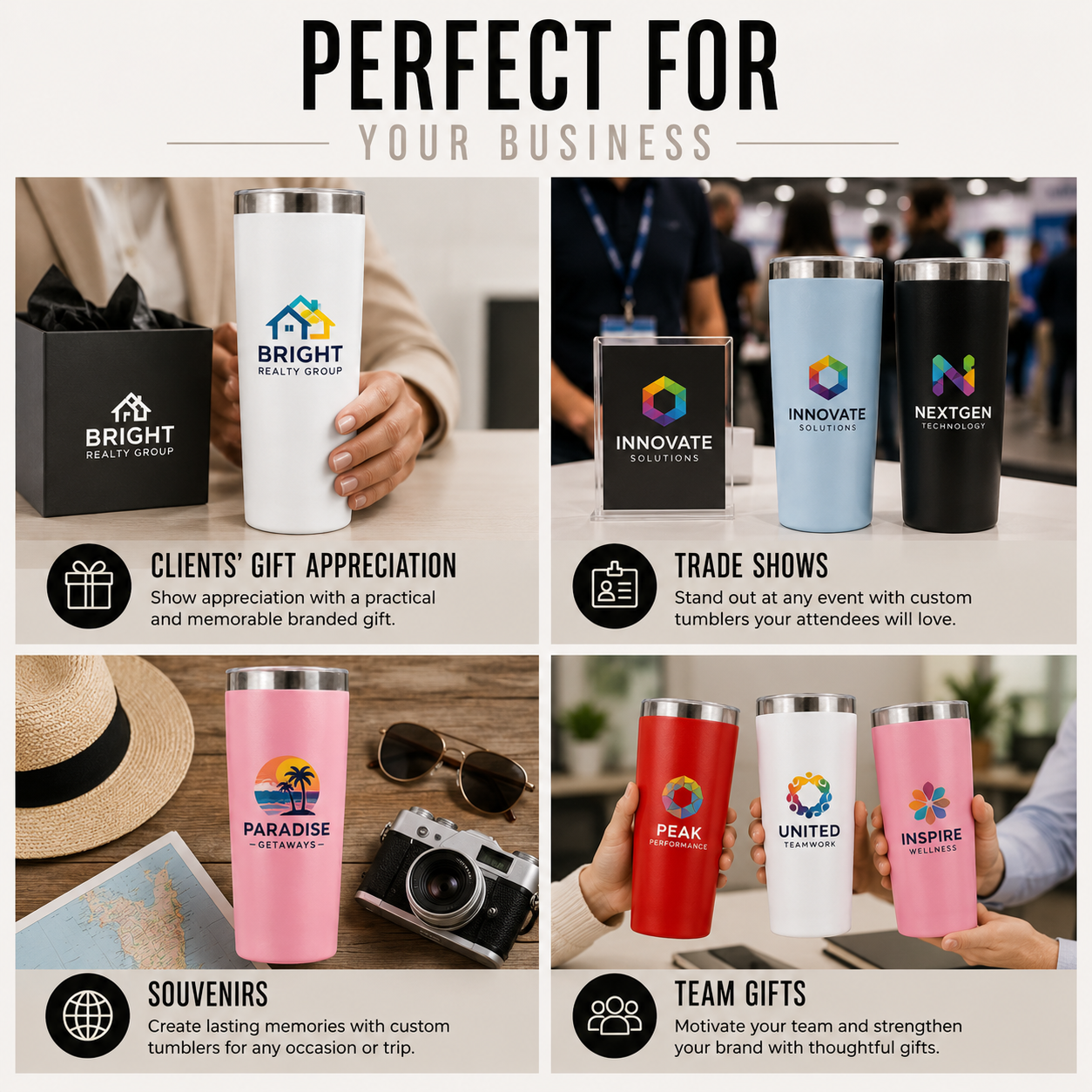 Custom Logo 20oz Printed Tumbler