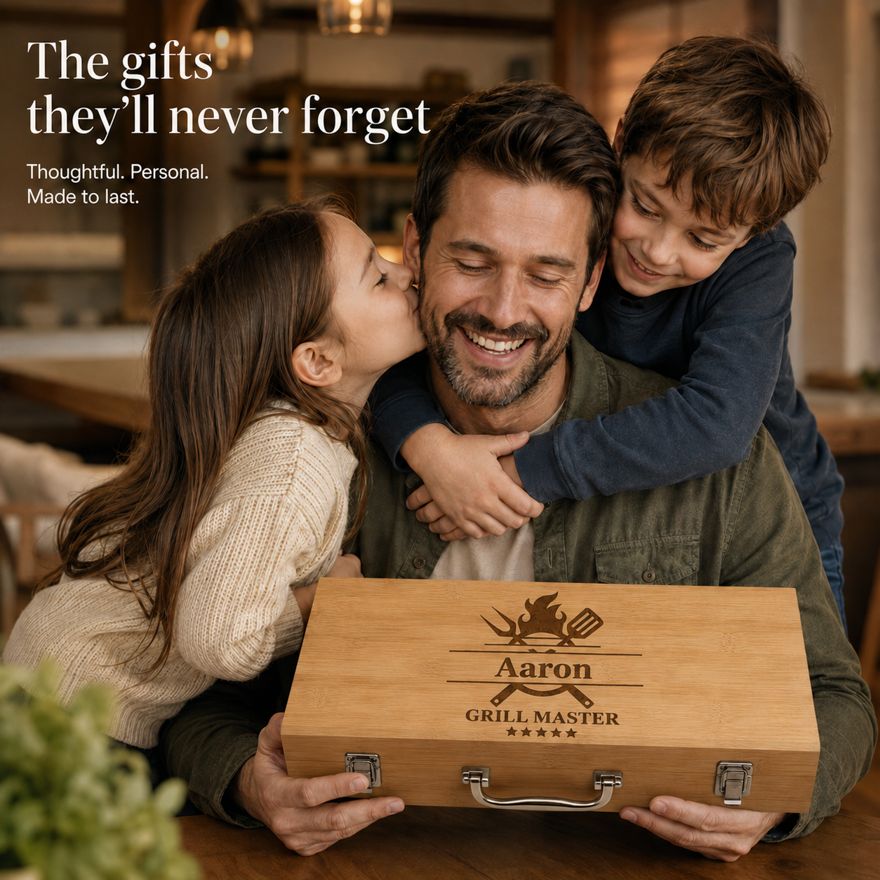 Custom Engraved BBQ Grill Box