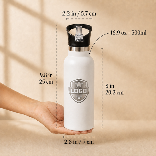 Custom Promotional 500ml Water Bottle with Logo