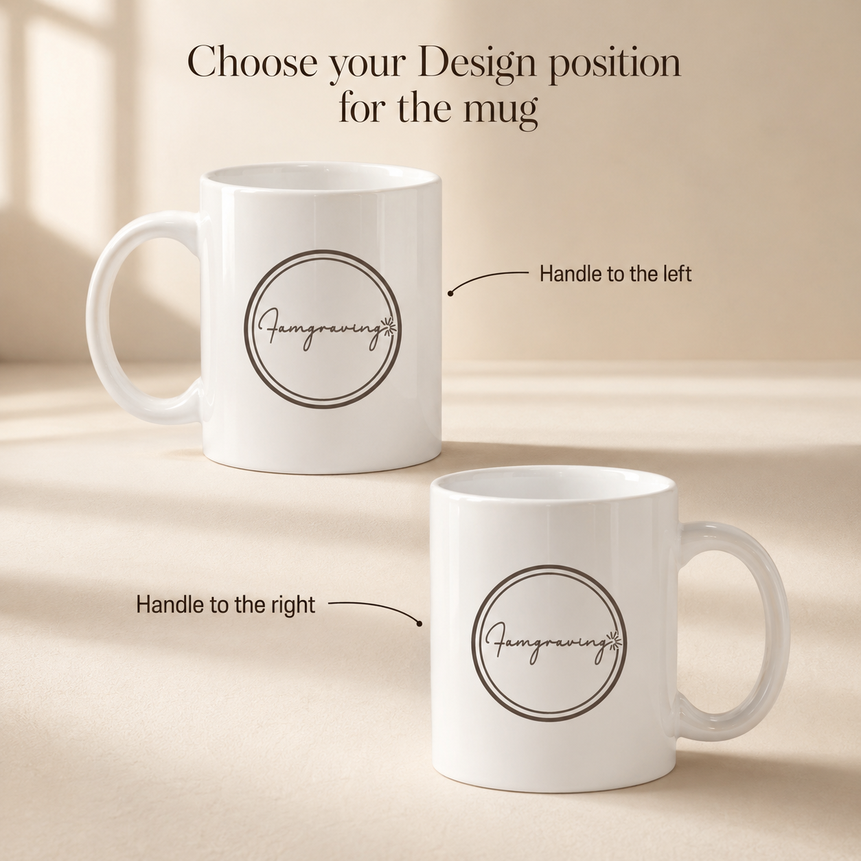 Custom Promotional Logo Mugs