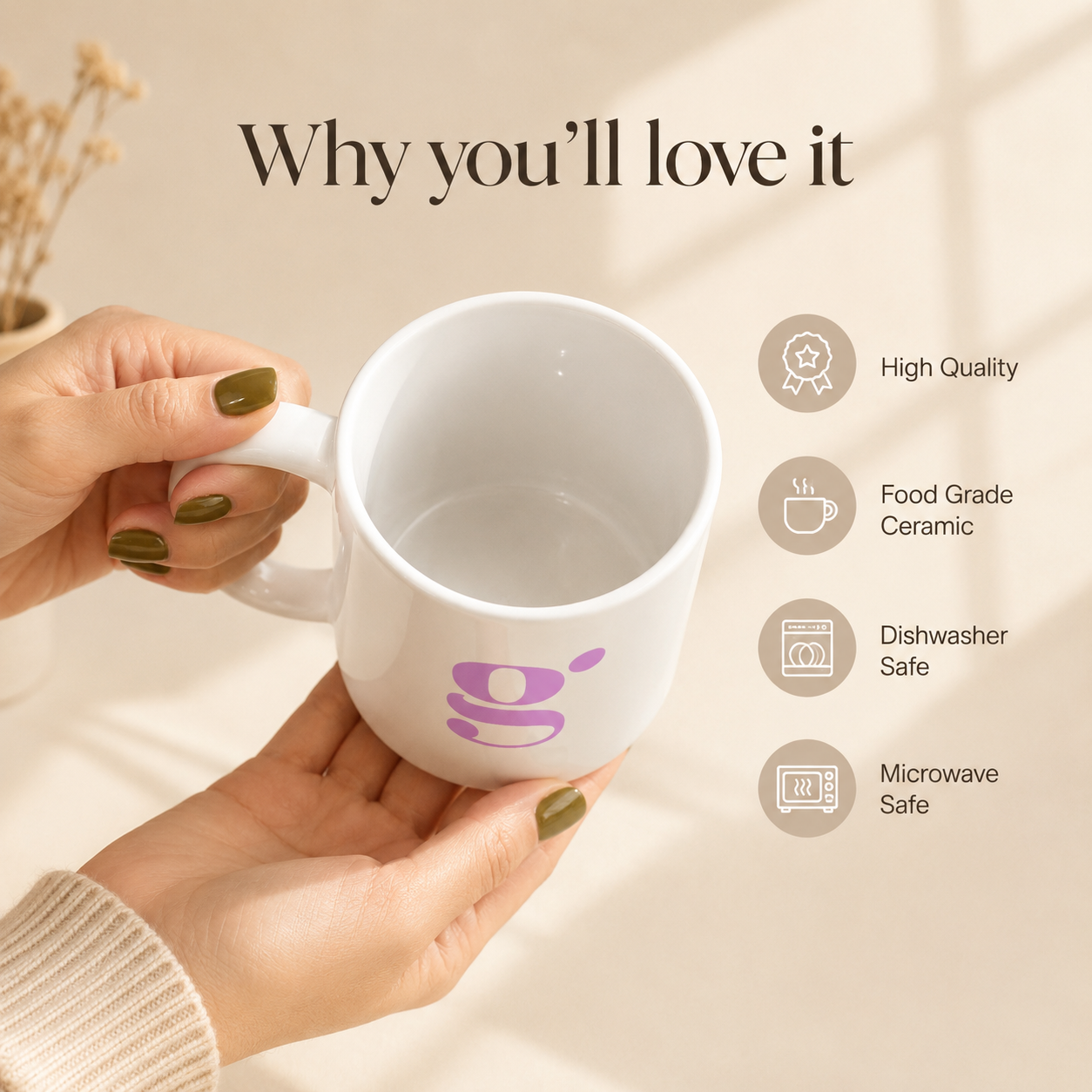 Custom Promotional Logo Mugs