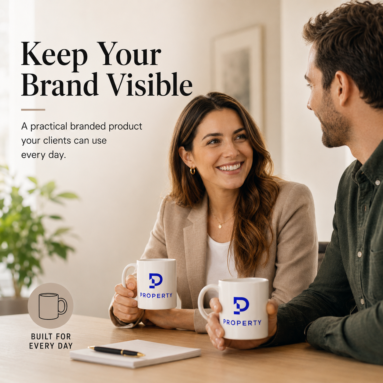 Custom Promotional Logo Mugs