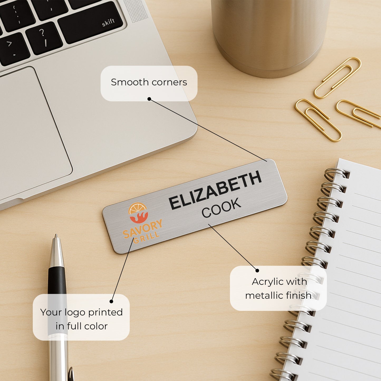 Custom Name ID Tag Badges