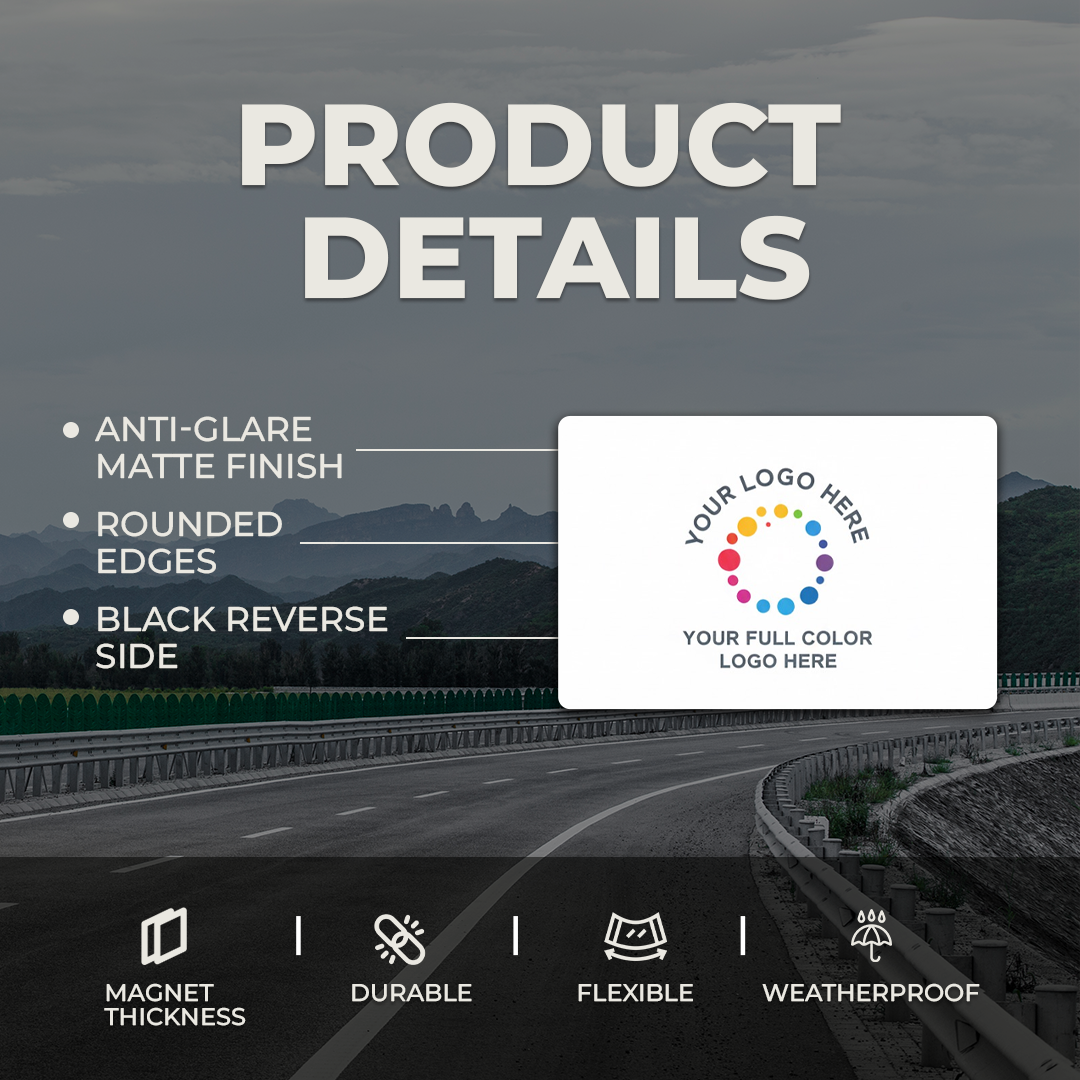 Custom Business Magnetic Car Sign