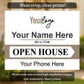 Personalized Real Estate Yard Sign for Open House