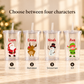 Personalized Christmas Tumbler for Kids, 16oz Clear Cup with Name