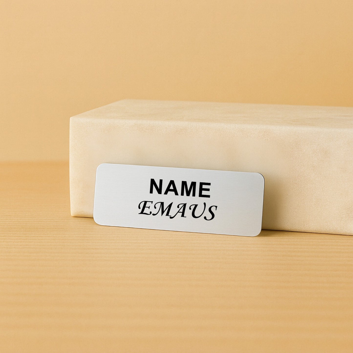EMAUS Custom Engraved Name ID Tags