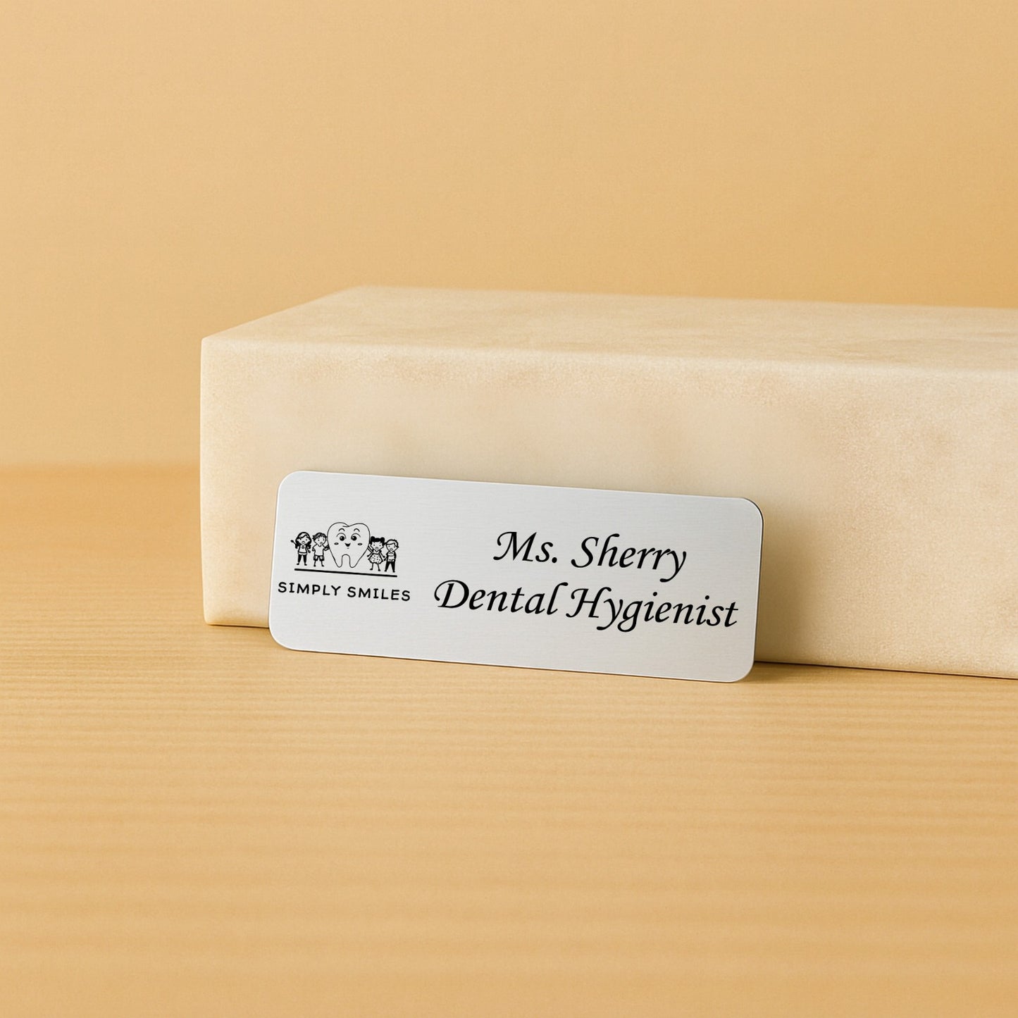 Simply Smiles Custom Engraved Name ID Tags