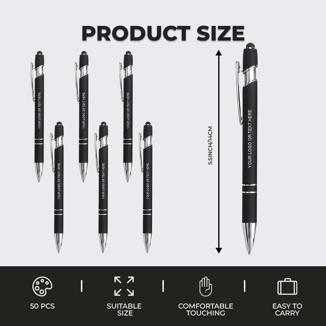 Custom Stylus Pens - Personalized 2-in-1 Pen for Business & Events