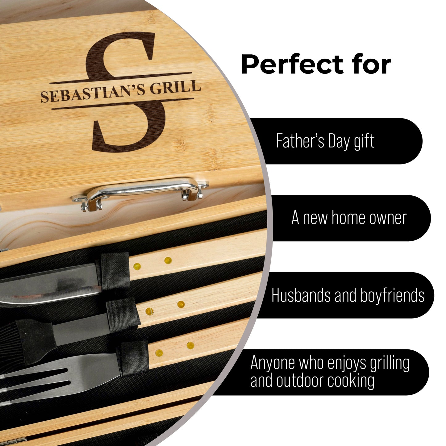 Custom Engraved BBQ Grill Box