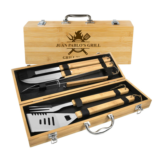 Custom Engraved BBQ Grill Box