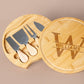 Personalized Charcuterie Board and Cheese Knives Set/4 Pieces