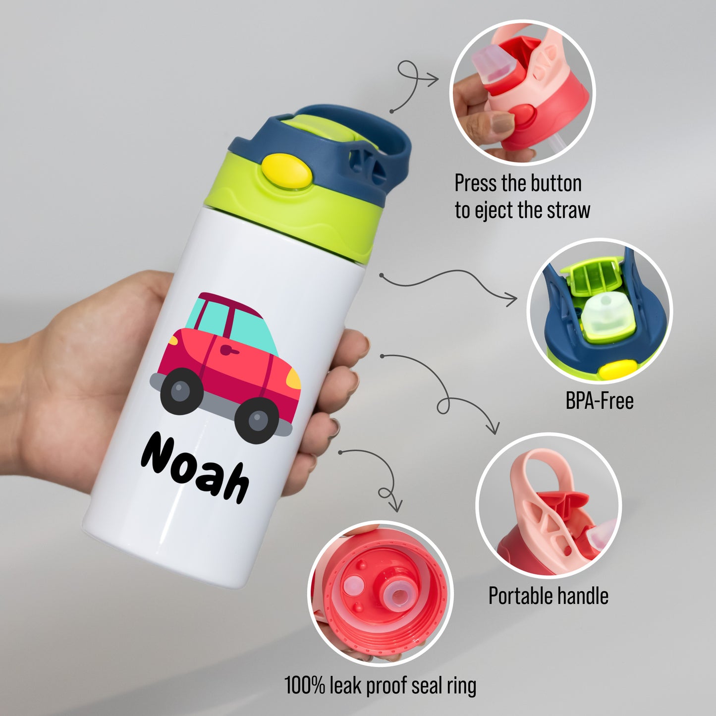 Custom Printed Kids 12oz & 20oz Thermo