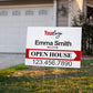 Personalized Real Estate Yard Sign for Open House
