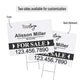 Custom "FOR SALE" Real Estate Yard Signs (No photo)
