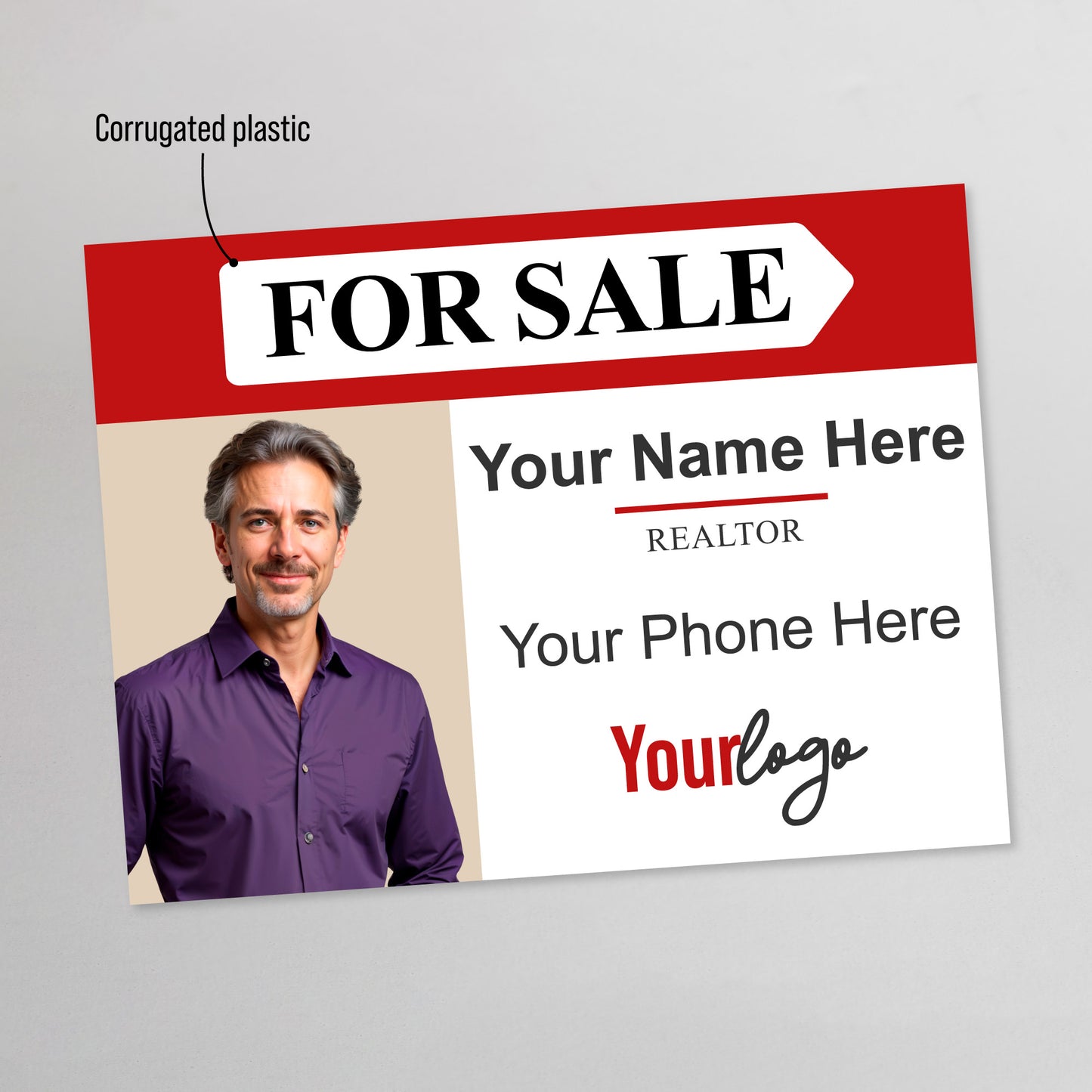 Custom "FOR SALE" Real Estate Yard Signs