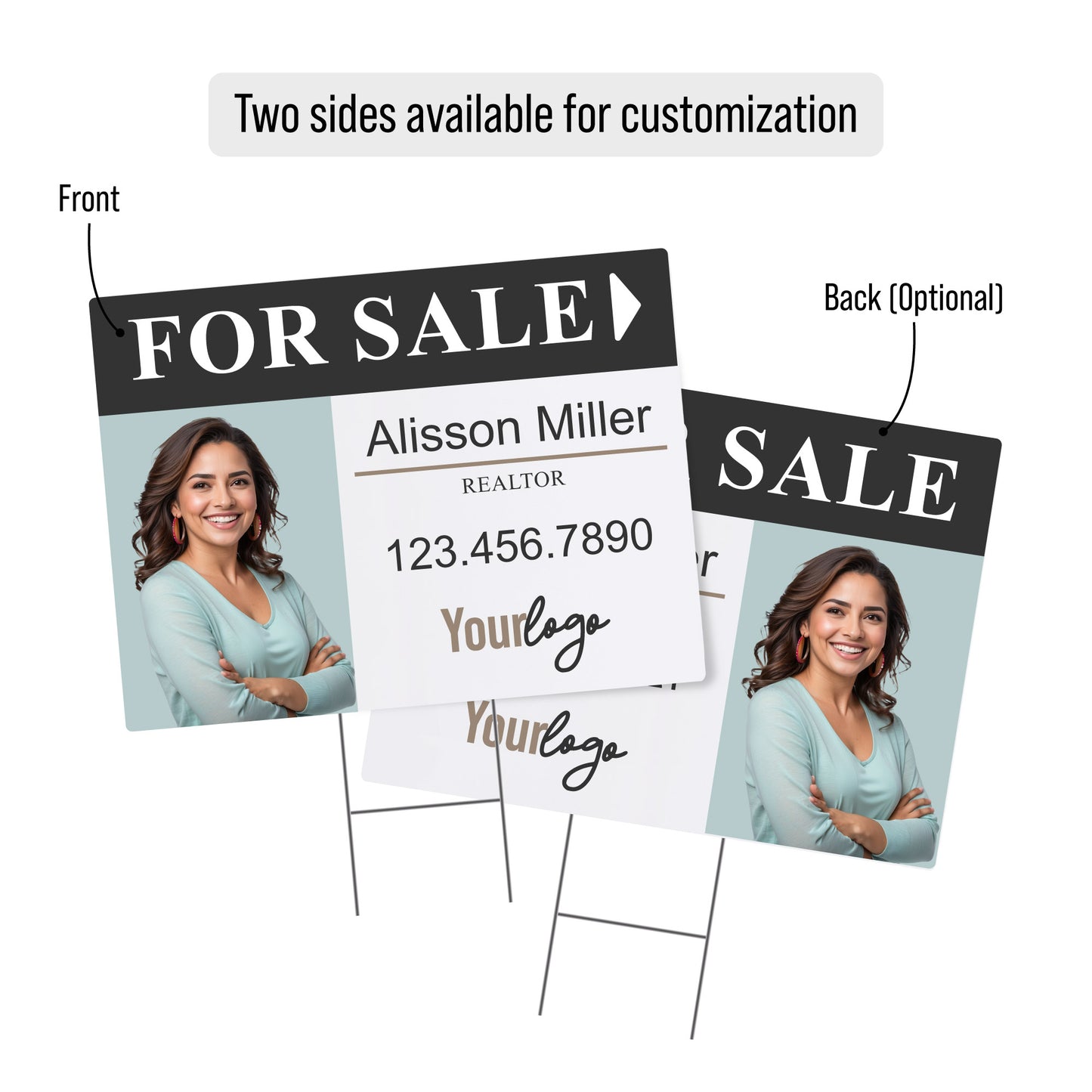 Custom "FOR SALE" Real Estate Yard Signs