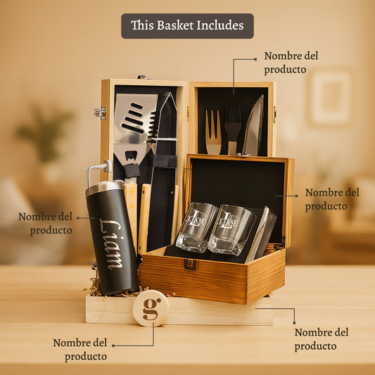 Custom Closing Gift Basket 3 - The Perfect Men Client Gift