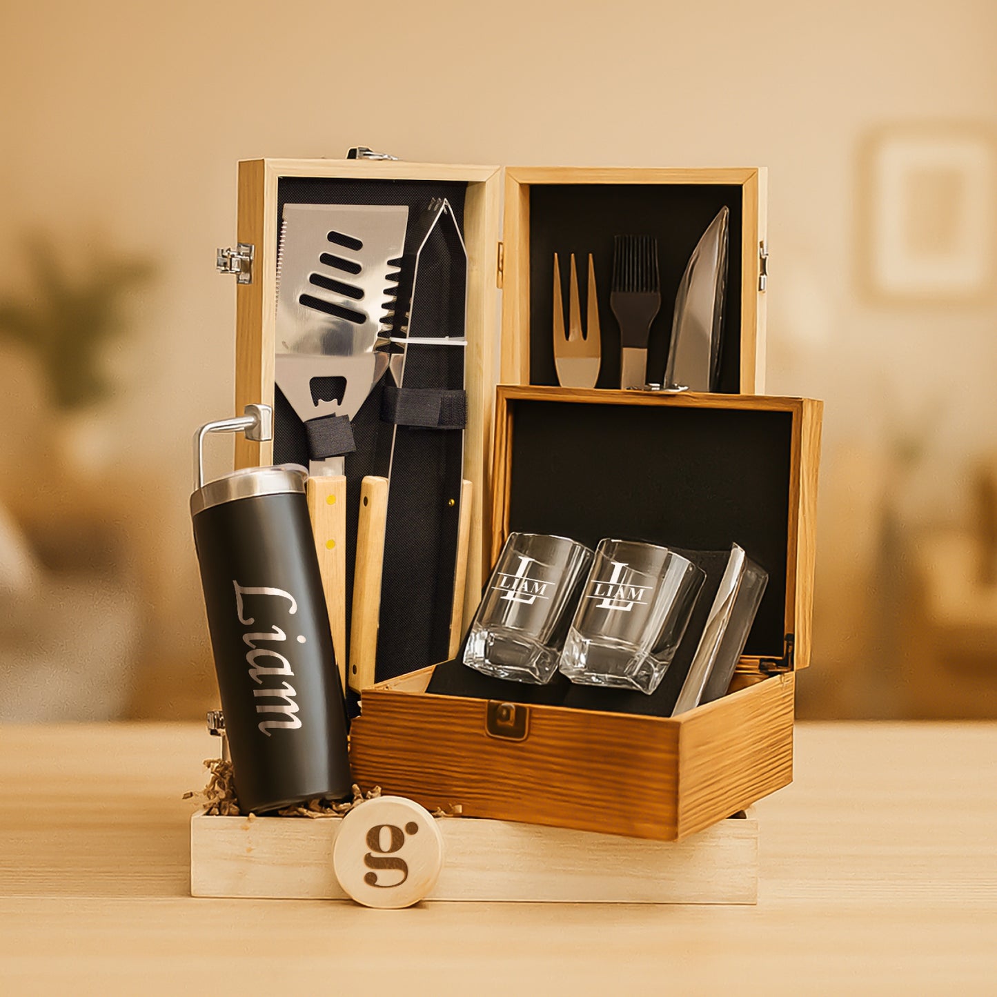 Custom Closing Gift Basket 3 - The Perfect Men Client Gift