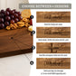 Personalized Charcuterie Acacia Board 4 pieces Set