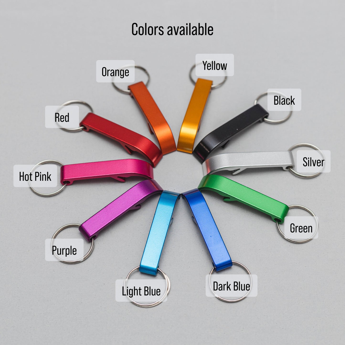 Bulk Custom Engraved Bottle Opener Keychains