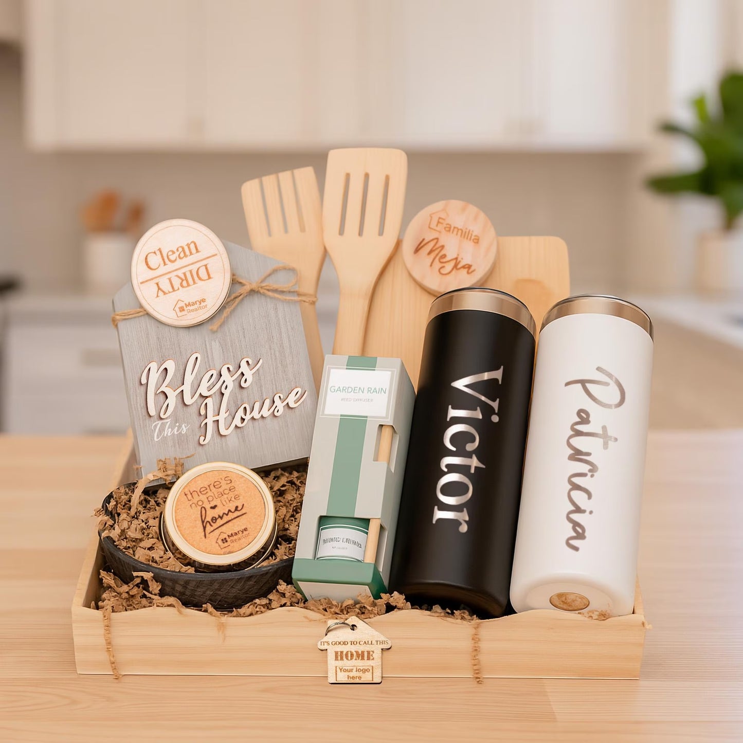 Custom Closing Gift Basket