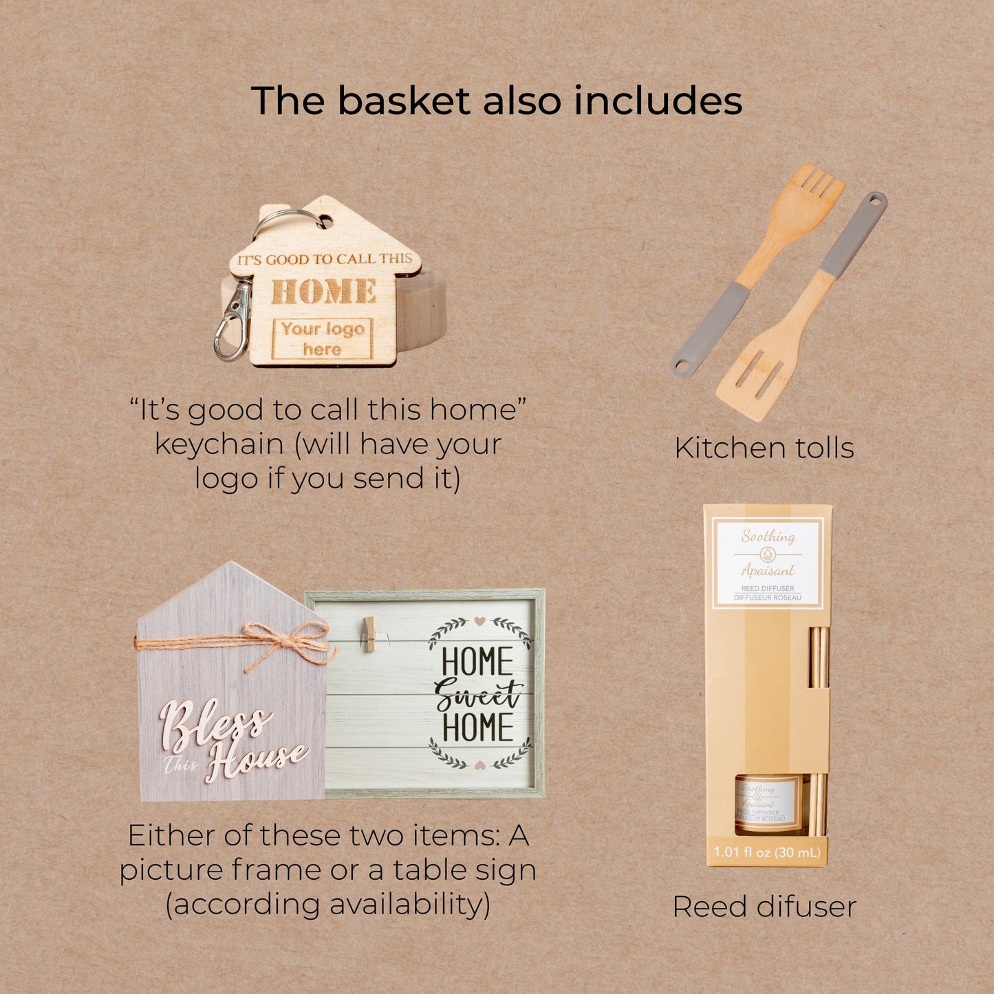 Custom Closing Gift Basket