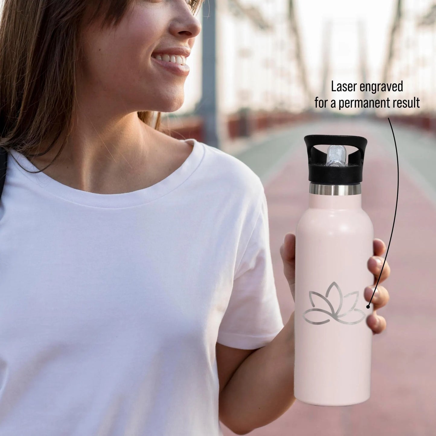 Custom Promotional 500ml Water Bottle with Logo