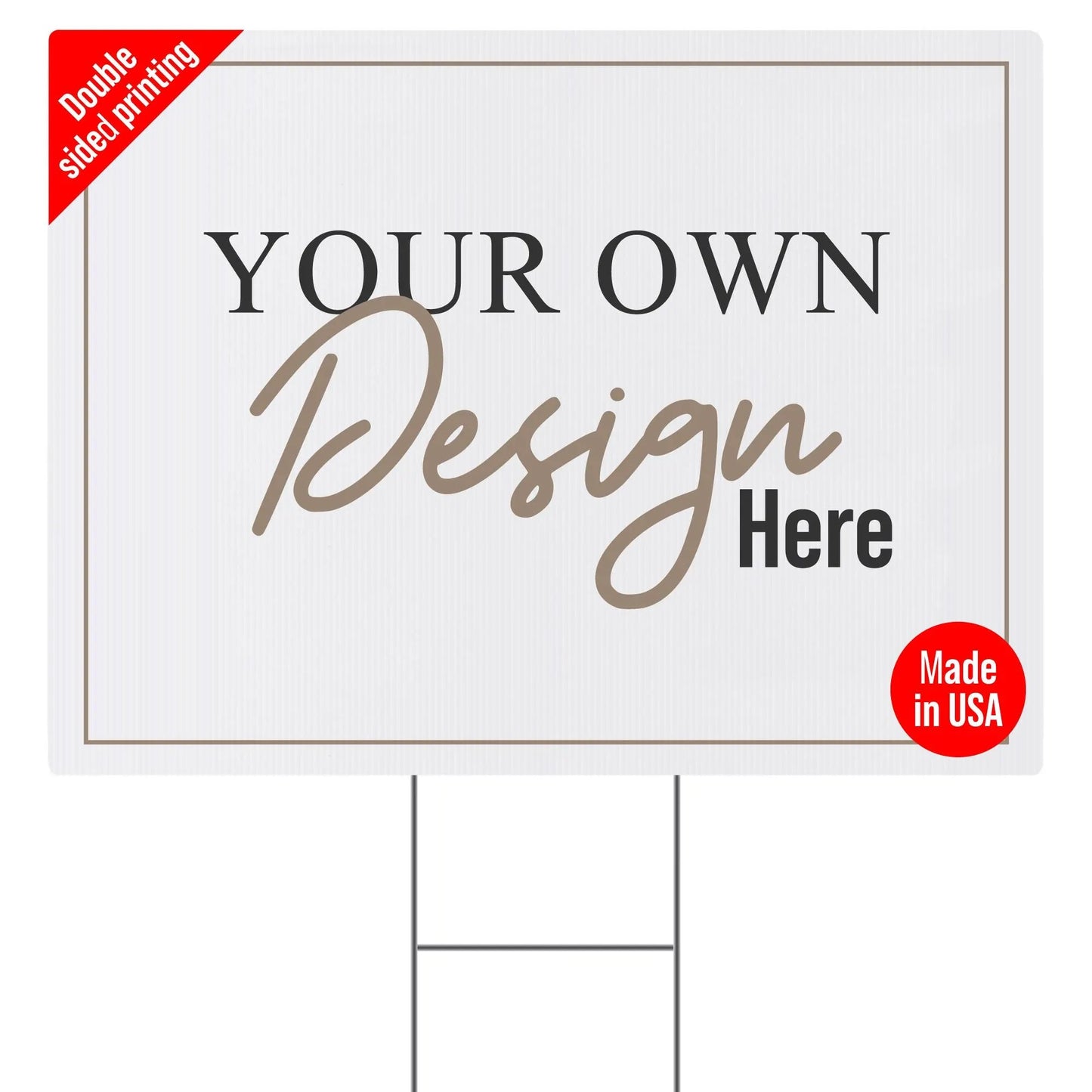 Custom Open House Yard Sign for Realtors