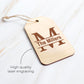 Custom Wooden Engraved Wine Tag Labels