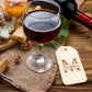 Custom Wooden Engraved Wine Tag Labels