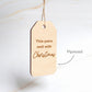 Custom Wooden Engraved Wine Tag Labels