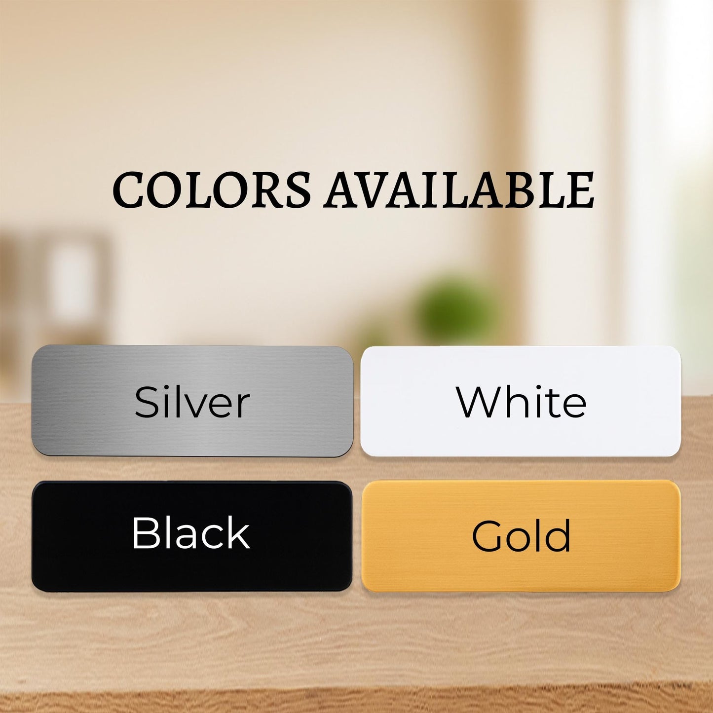 Custom Name ID Tag Badges