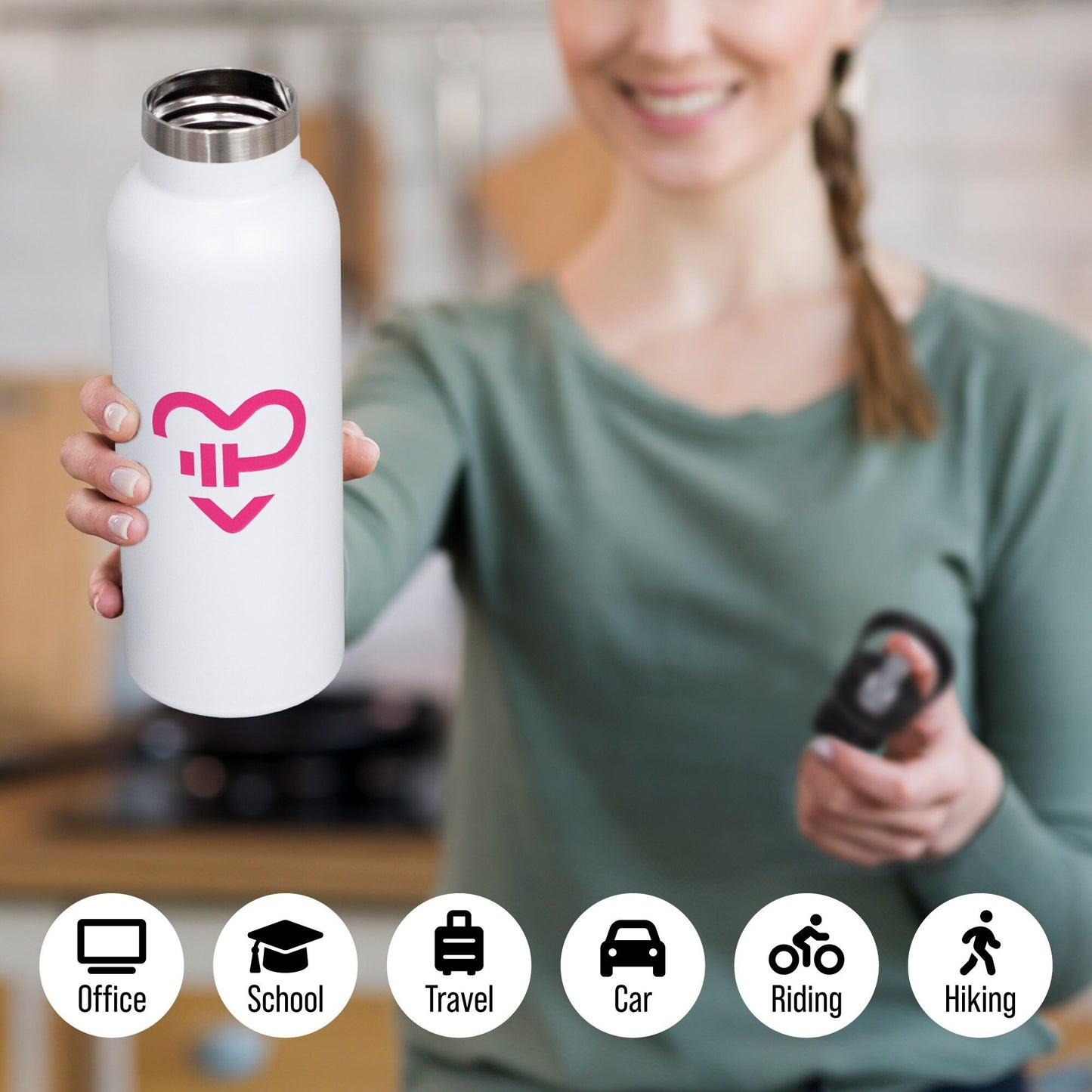Custom Promotional Logo 500ml Water Bottle