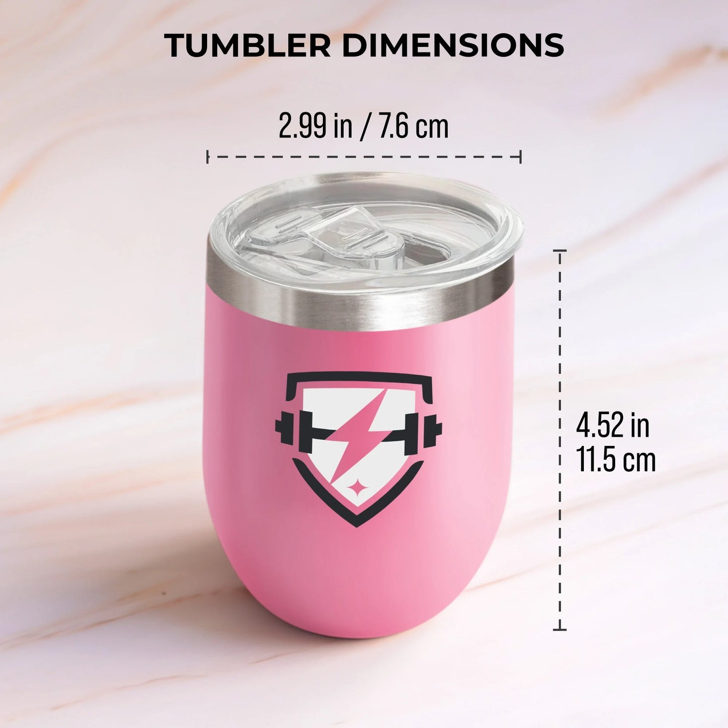 Custom Promotional 12oz Logo Tumbler