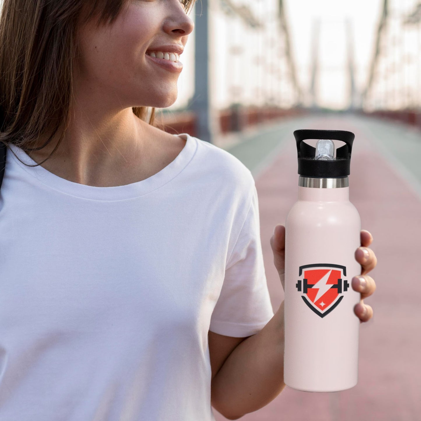 Custom Promotional Logo 500ml Water Bottle