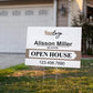 Personalized Real Estate Yard Sign for Open House