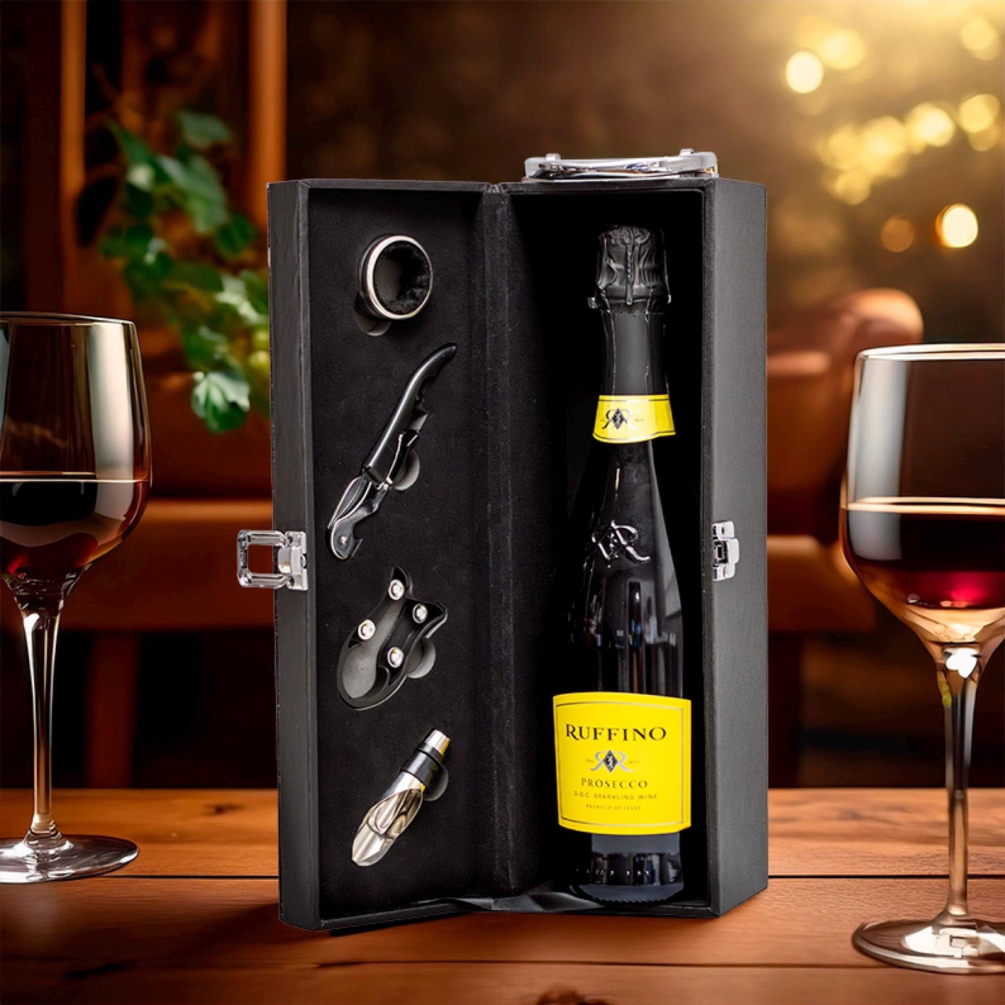 Custom Wine Bottle & Accessories Box