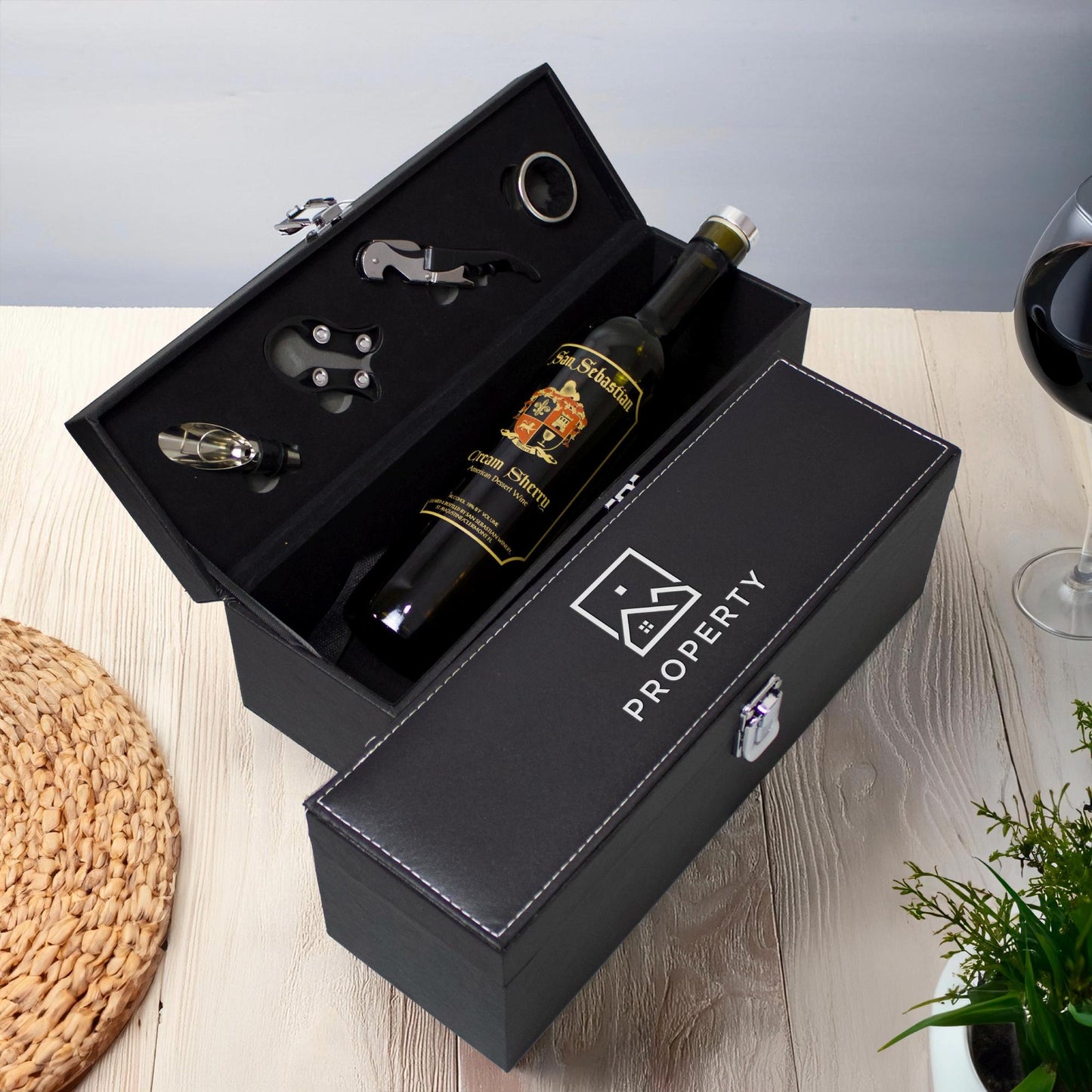 Custom Wine Bottle & Accessories Box