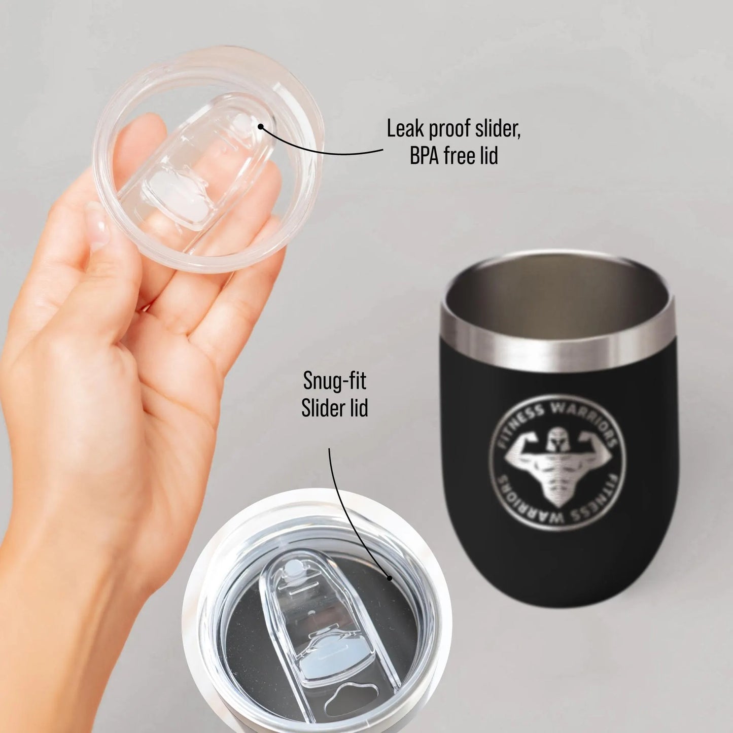 Custom Promotional 12oz Engraved Logo Tumbler